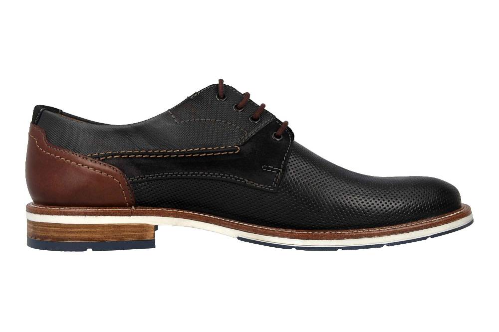 Fretz Men Andrew Halbschuhe In Übergrößen Blau 6930.4580-32-A Große Herrenschuhe