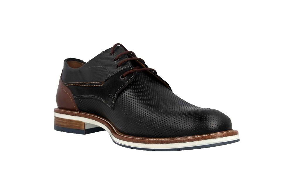 Fretz Men Andrew Halbschuhe In Übergrößen Blau 6930.4580-32-A Große Herrenschuhe