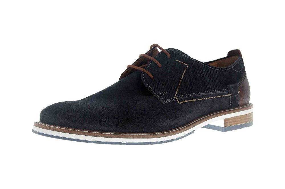 Fretz Men Andrew Halbschuhe In Übergrößen Blau 6904.4559-1-A Große Herrenschuhe