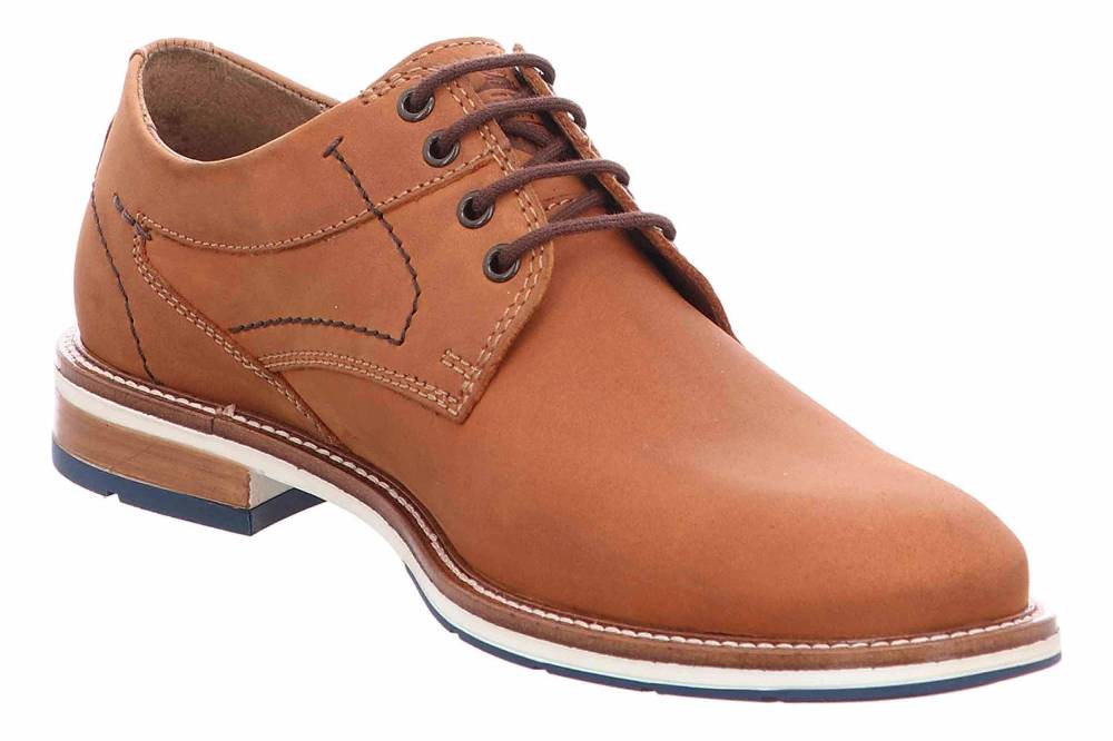 Fretz Men Andrew Halbschuhe In Übergrößen Braun 6951.4516-71 Große Herrenschuhe