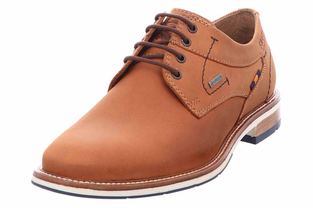 Fretz Men Andrew Halbschuhe In Übergrößen Braun 6951.4516-71 Große Herrenschuhe