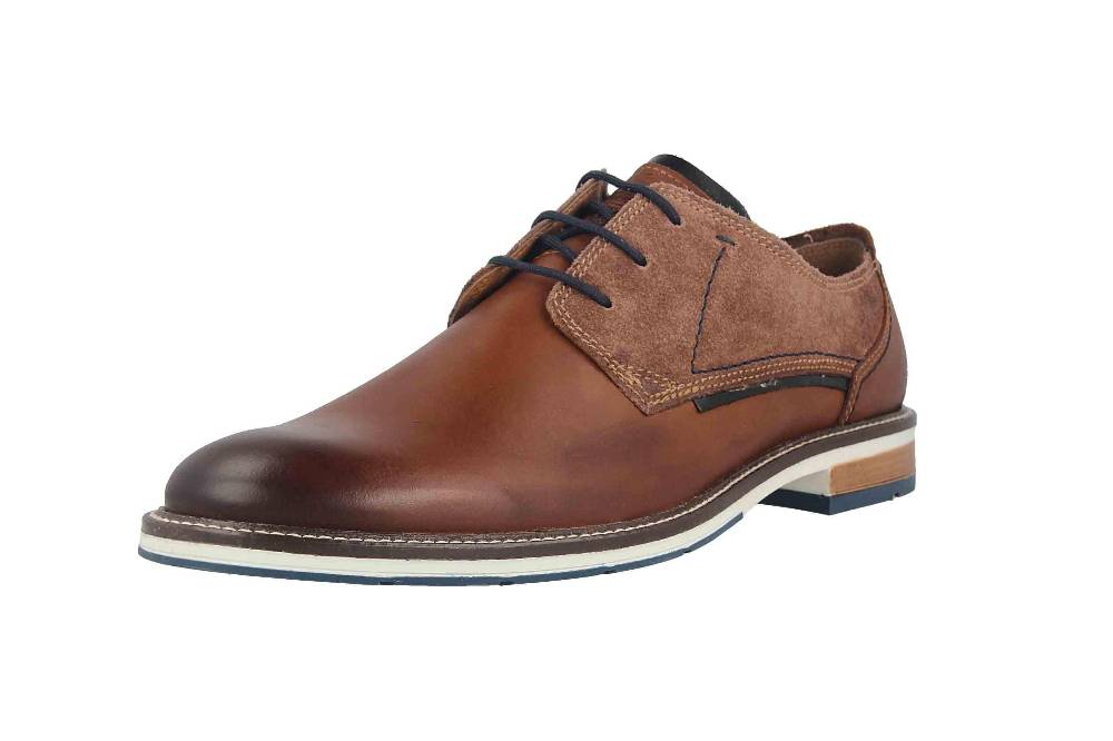 Fretz Men Andrew Halbschuhe In Übergrößen Braun 6980.4580-82 Große Herrenschuhe