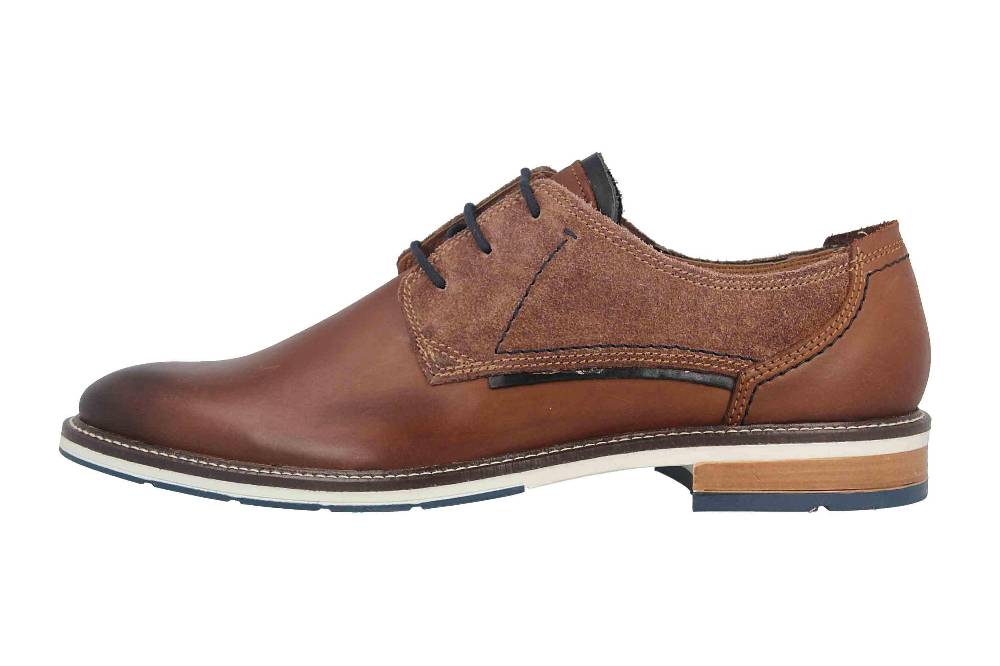 Fretz Men Andrew Halbschuhe in Übergrößen Braun 6980.4580-82 große Herrenschuhe