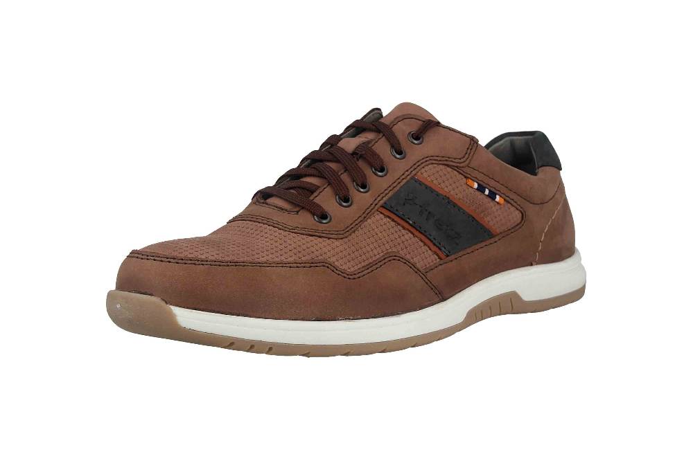 Fretz Men Arezzo Halbschuhe In Übergrößen Braun 4815.7661-38 Große Herrenschuhe