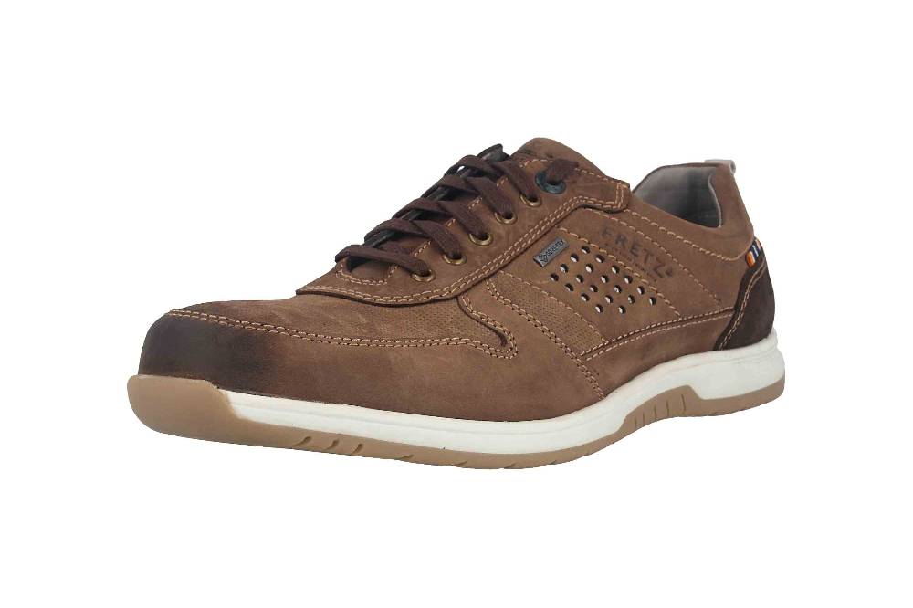 Fretz Men Arezzo Halbschuhe In Übergrößen Braun 4820.7616-38 Große Herrenschuhe