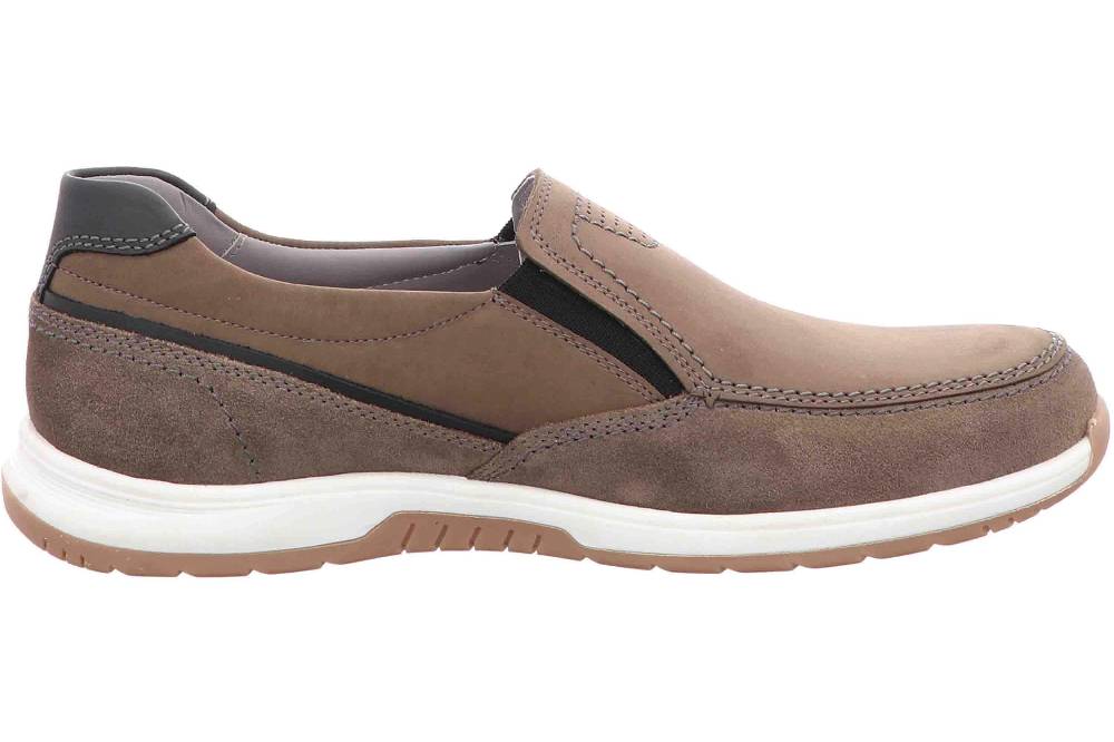 Fretz Men Arezzo Slipper In Übergrößen Braun 4813.7659-21 Große Herrenschuhe