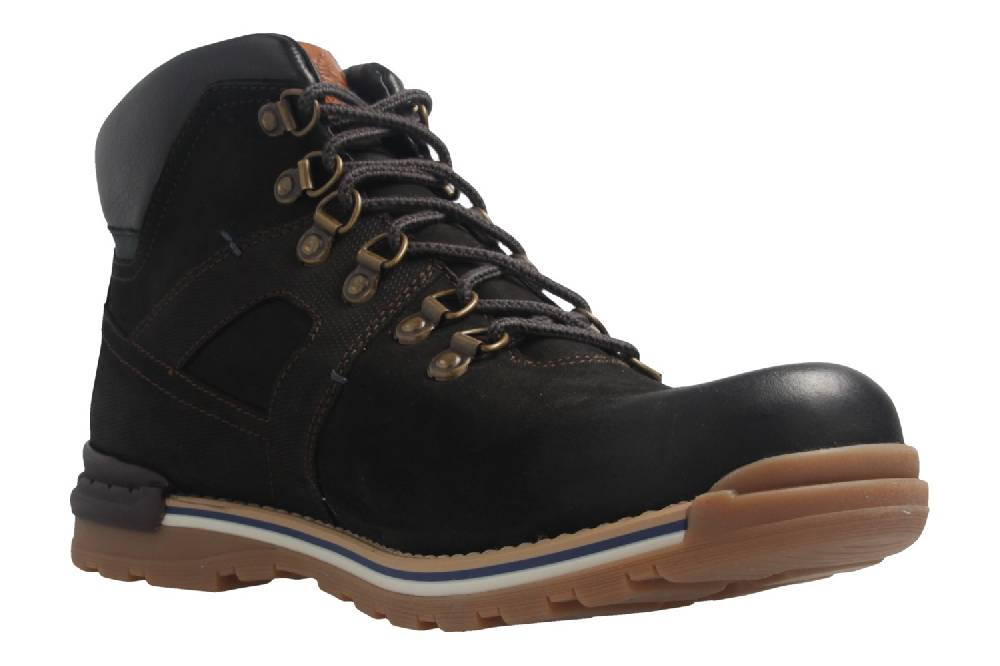 Fretz Men Boots In Übergrößen Schwarz 1346.6916-51 Große Herrenschuhe
