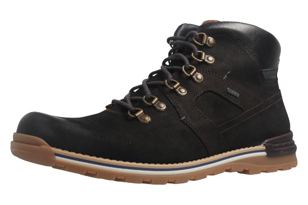 Fretz Men Boots In Übergrößen Schwarz 1346.6916-51 Große Herrenschuhe