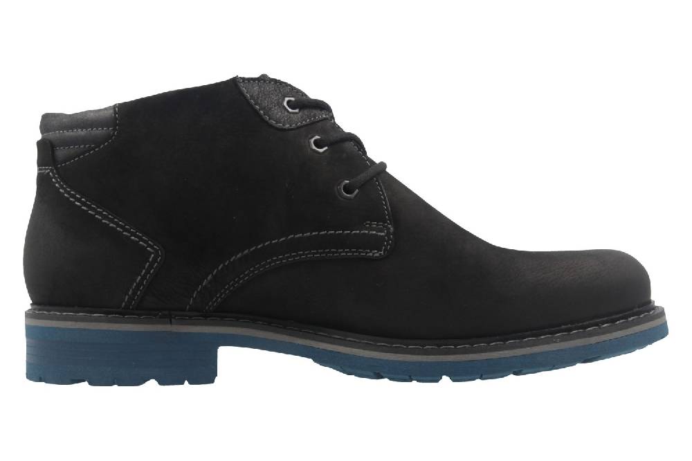 Fretz Men Boots In Übergrößen Schwarz 5113.0516-51 Große Herrenschuhe