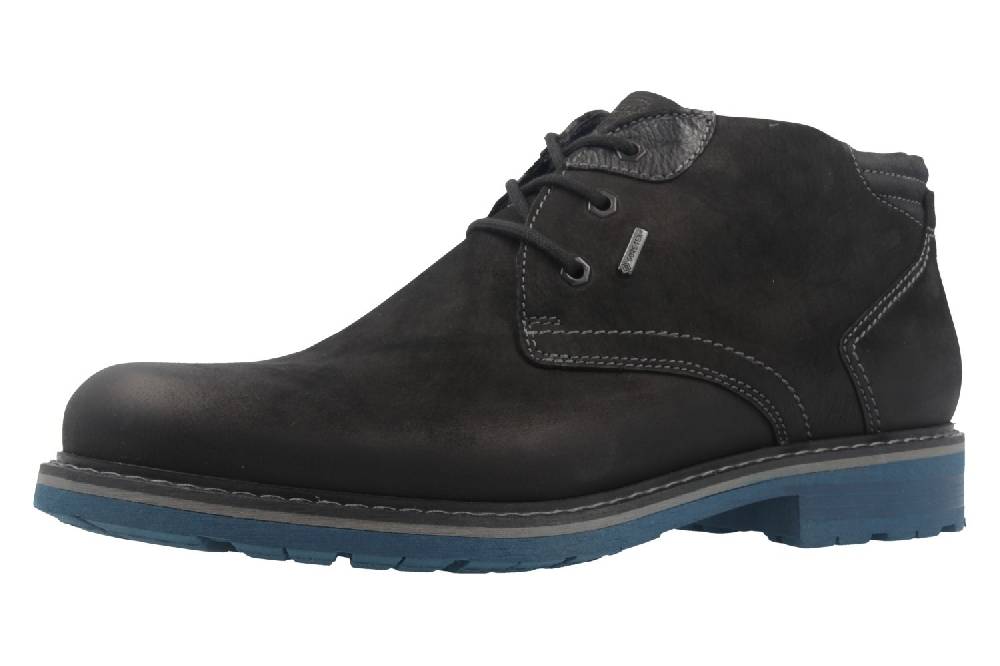 Fretz Men Boots In Übergrößen Schwarz 5113.0516-51 Große Herrenschuhe