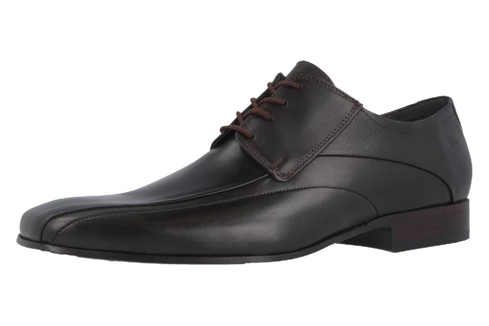 Fretz Men Business-Schuhe in Übergrößen Braun 1208.9729-38 große Herrenschuhe