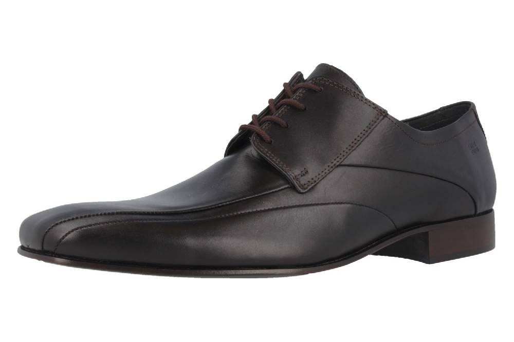Fretz Men Business-Schuhe in Übergrößen Braun 1208.1729-38 große Herrenschuhe