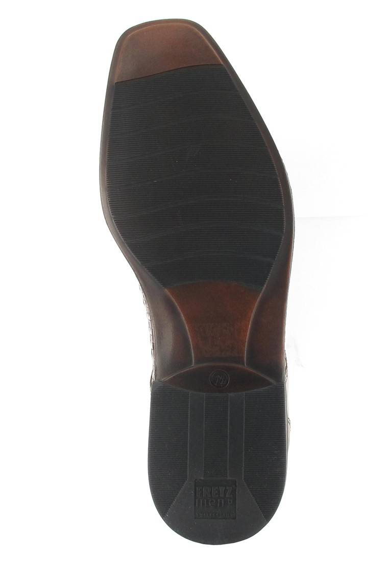 Fretz Men Businessschuhe In Übergrößen Braun 1916.3342-21 Große Herrenschuhe