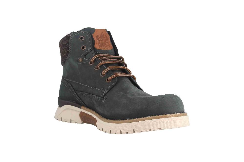 Fretz Men Cooper Boots In Übergrößen Blau 1328.1416-32 Große Herrenschuhe