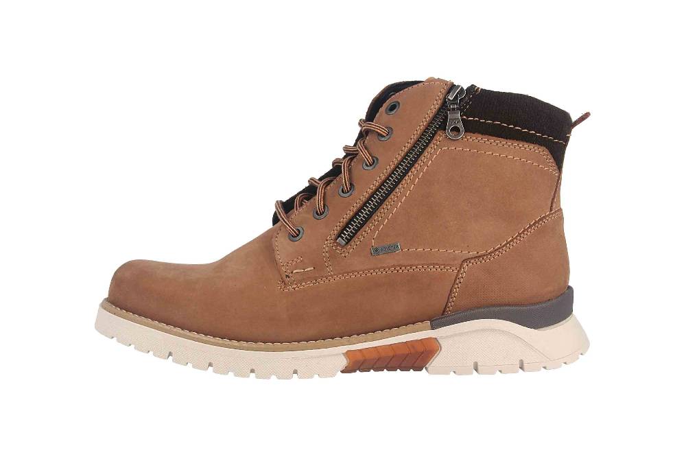 Fretz Men Cooper Boots in Übergrößen Braun 1309.1416-38 große Herrenschuhe