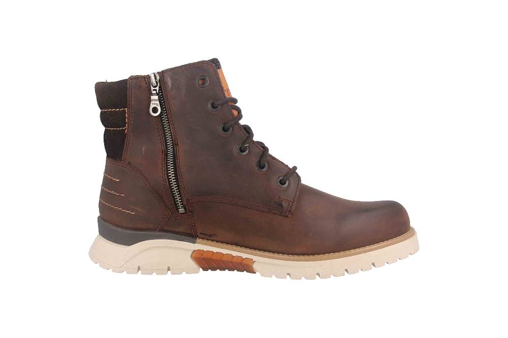 Fretz Men Cooper Boots In Übergrößen Braun 1324.1438-38 Große Herrenschuhe