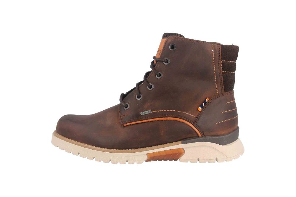 Fretz Men Cooper Boots in Übergrößen Braun 1324.1438-38 große Herrenschuhe