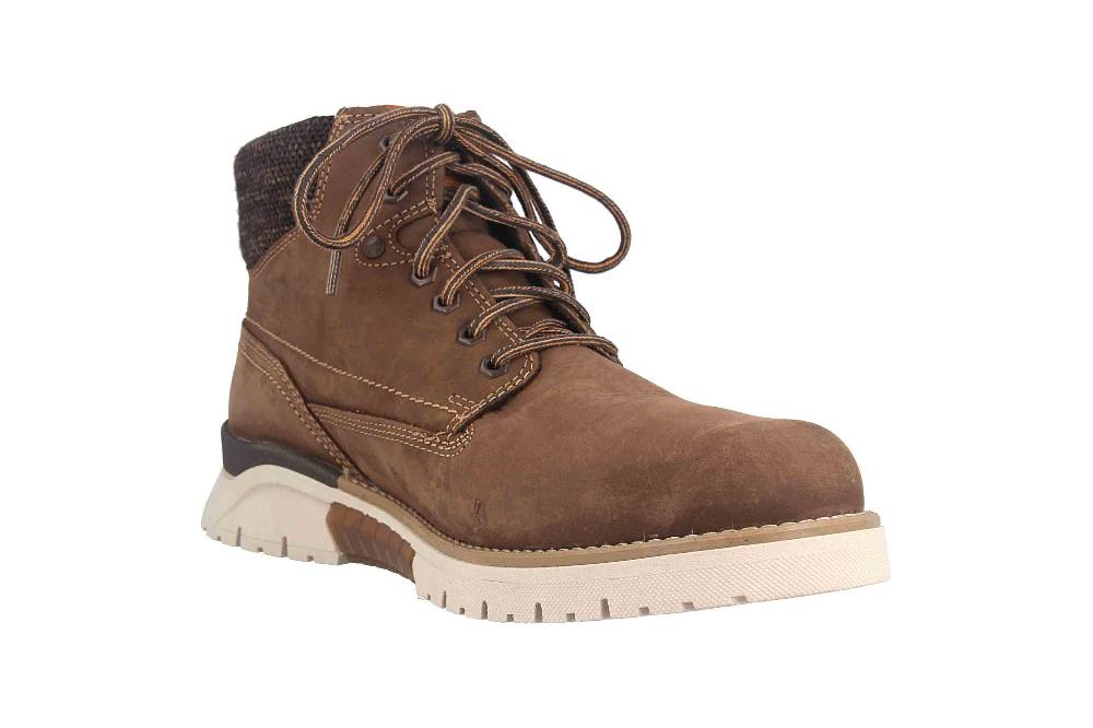 Fretz Men Cooper Boots In Übergrößen Braun 1327.1416-38 Große Herrenschuhe