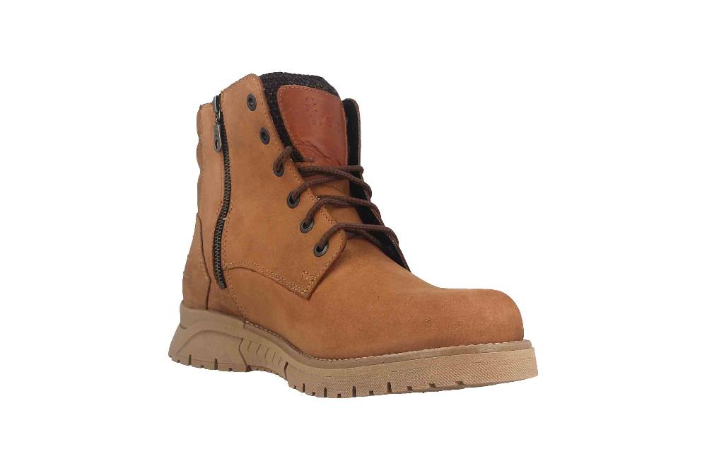 Fretz Men Cooper Boots In Übergrößen Braun 1334.1416-89 Große Herrenschuhe