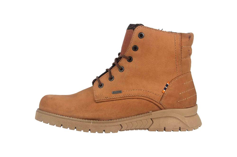 Fretz Men Cooper Boots in Übergrößen Braun 1334.1416-89 große Herrenschuhe