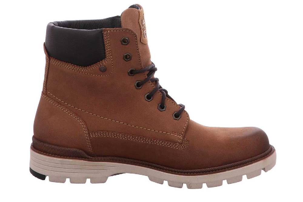 Fretz Men Cooper Boots In Übergrößen Braun 1385.3516-82 Große Herrenschuhe