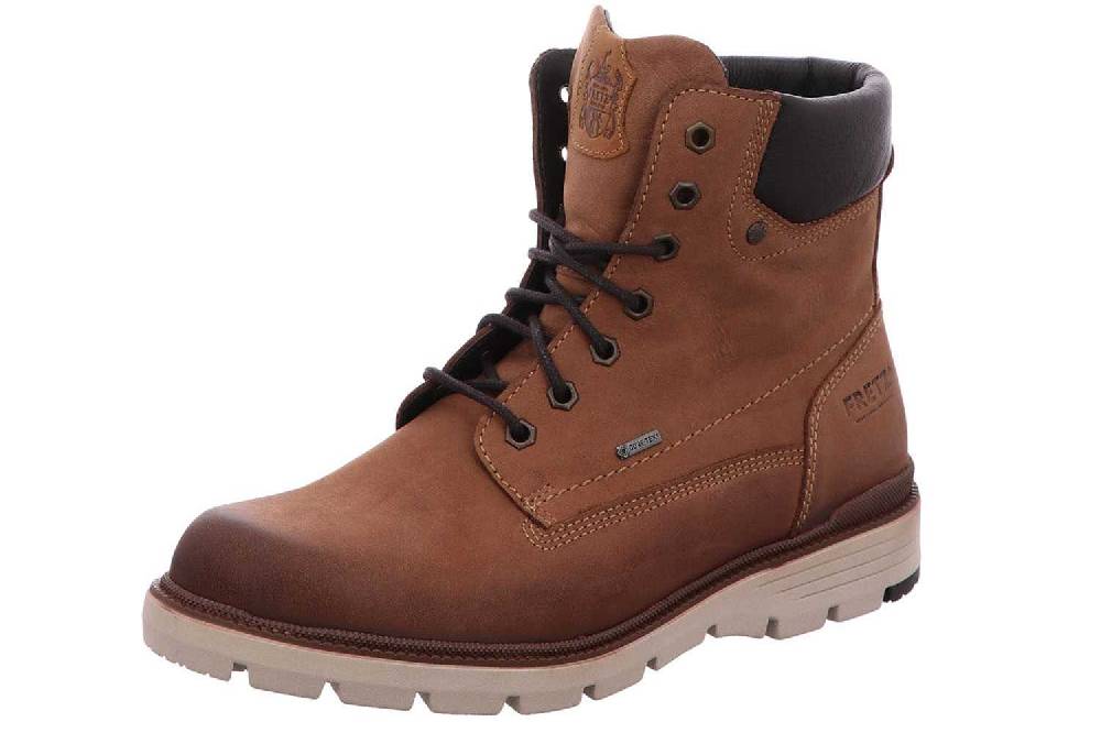 Fretz Men Cooper Boots In Übergrößen Braun 1385.3516-82 Große Herrenschuhe