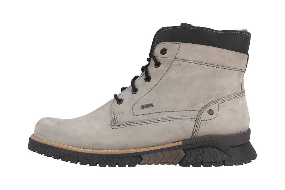 Fretz Men Cooper Boots in Übergrößen Grau 1326.1416-95 große Herrenschuhe