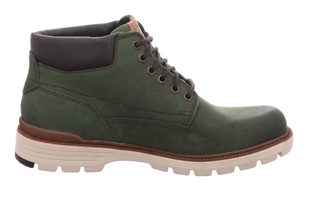 Fretz Men Cooper Boots In Übergrößen Grün 1384.3516-44 Große Herrenschuhe