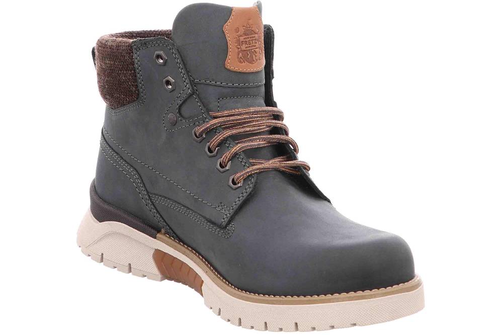 Fretz Men Cooper Stiefel In Übergrößen Blau 1327.1416-32 Große Herrenschuhe