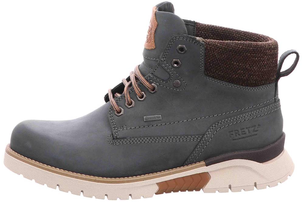 Fretz Men Cooper Stiefel in Übergrößen Blau 1327.1416-32 große Herrenschuhe