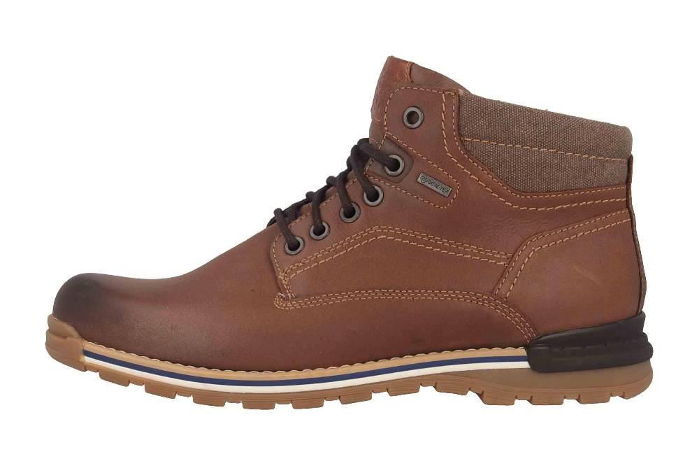 Fretz Men Cooper Stiefel in Übergrößen Braun 1354.6910-82 große Herrenschuhe