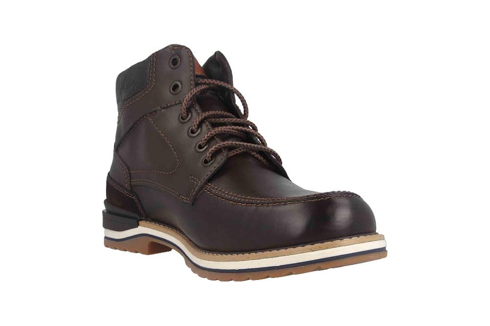 Fretz Men Cooper Stiefel In Übergrößen Braun 1376.1971-38 Große Herrenschuhe
