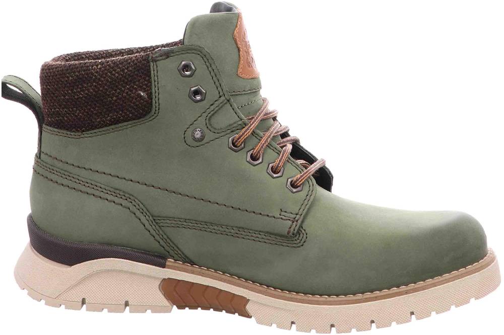 Fretz Men Cooper Stiefel In Übergrößen Grün 1327.1416-44 Große Herrenschuhe