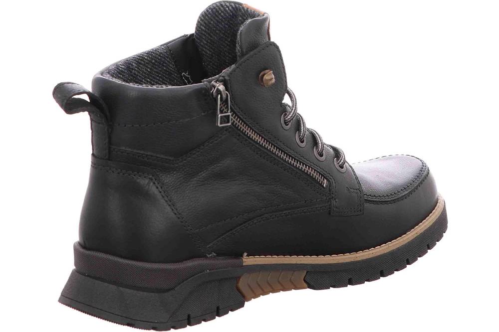 Fretz Men Cooper Stiefel In Übergrößen Schwarz 1332.1412-51 Große Herrenschuhe