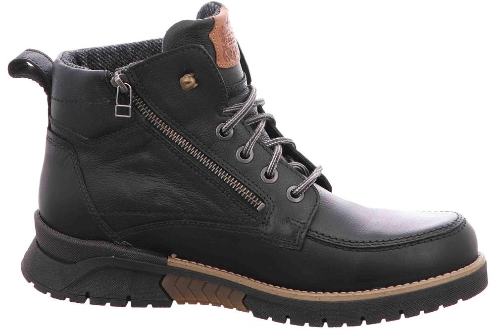 Fretz Men Cooper Stiefel In Übergrößen Schwarz 1332.1412-51 Große Herrenschuhe
