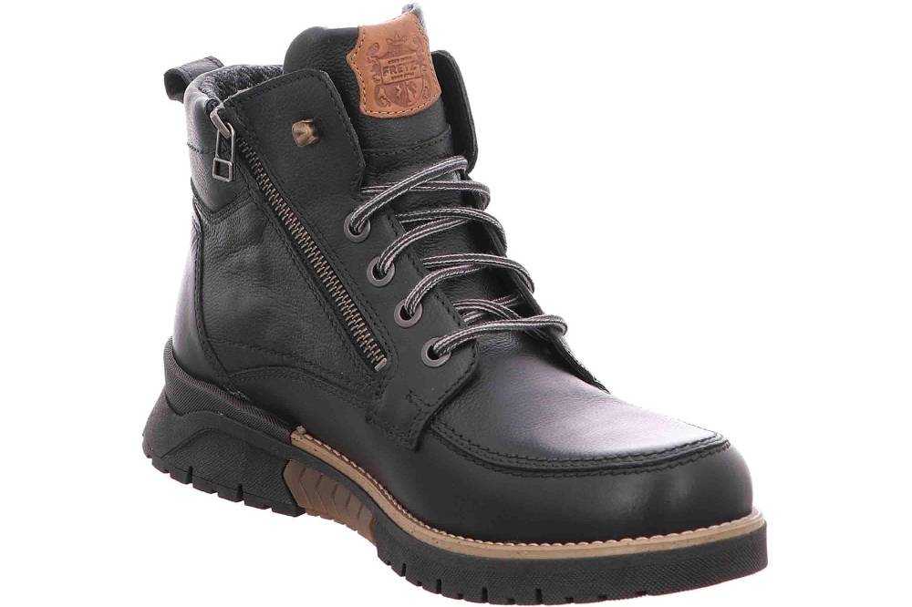 Fretz Men Cooper Stiefel In Übergrößen Schwarz 1332.1412-51 Große Herrenschuhe