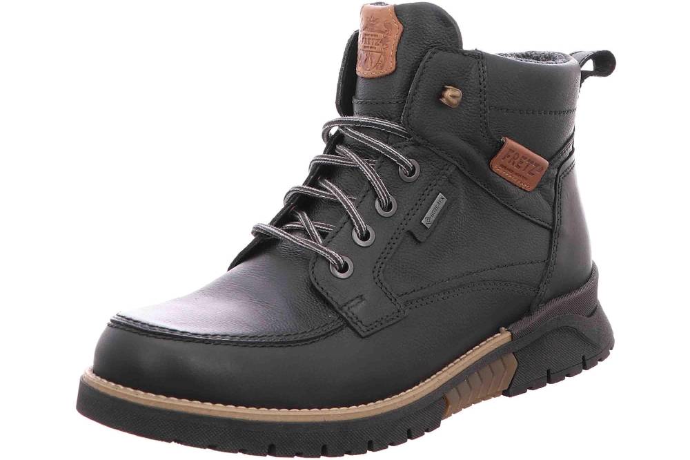 Fretz Men Cooper Stiefel In Übergrößen Schwarz 1332.1412-51 Große Herrenschuhe