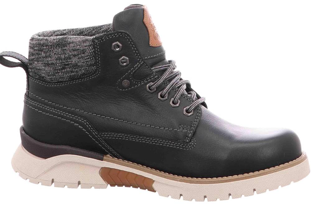 Fretz Men Cooper Stiefel In Übergrößen Schwarz 1327.1412-51 Große Herrenschuhe