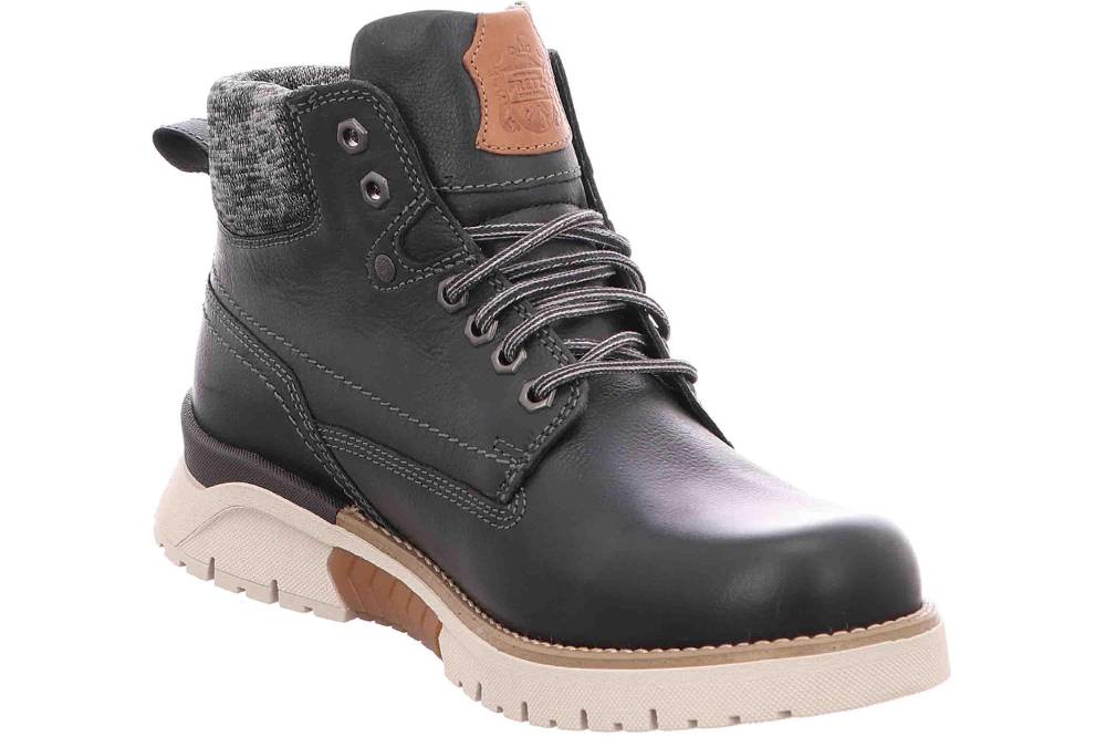 Fretz Men Cooper Stiefel In Übergrößen Schwarz 1327.1412-51 Große Herrenschuhe