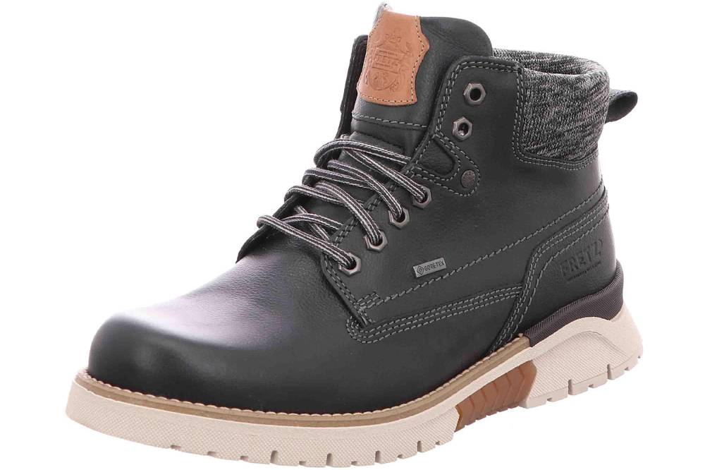 Fretz Men Cooper Stiefel In Übergrößen Schwarz 1327.1412-51 Große Herrenschuhe