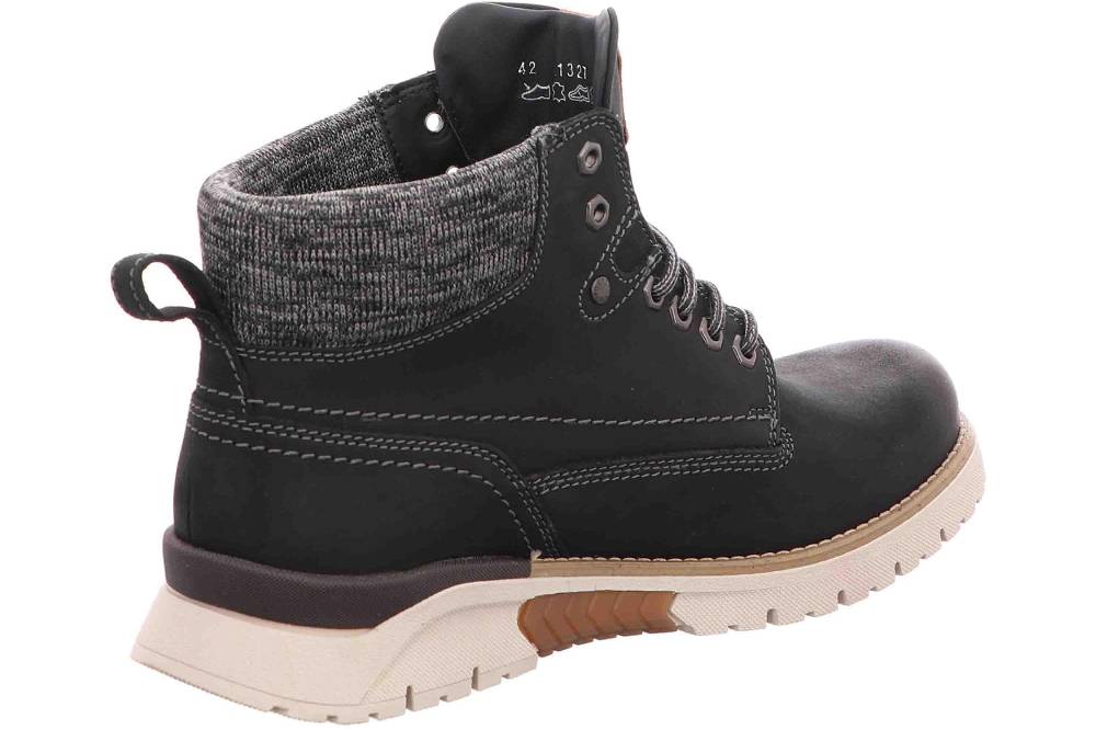 Fretz Men Cooper Stiefel In Übergrößen Schwarz 1327.1416-51 Große Herrenschuhe