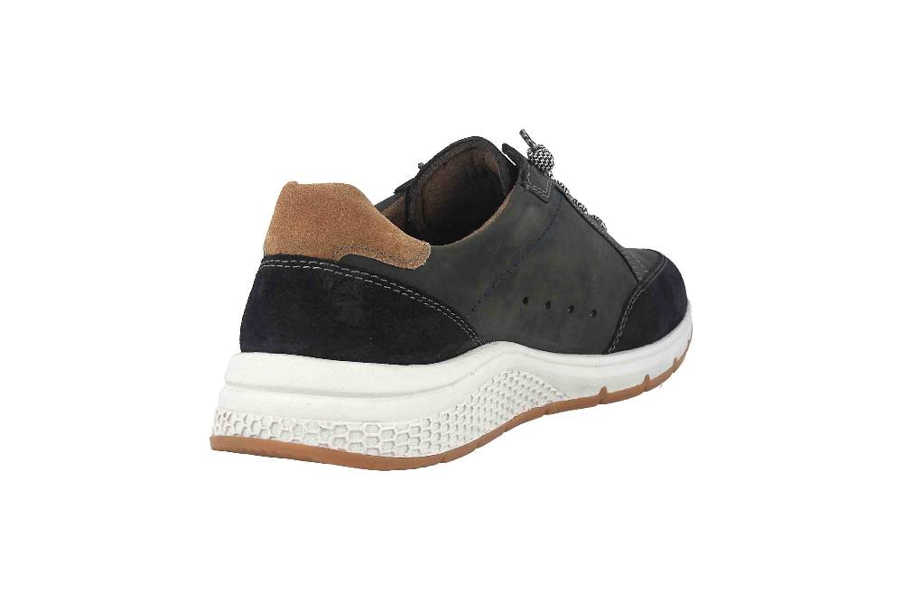 Fretz Men Denny Halbschuhe In Übergrößen Blau 8814.4961-32 Große Herrenschuhe