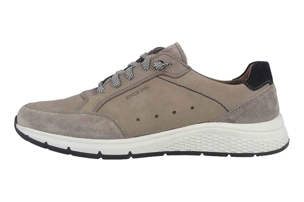 Fretz Men Denny Halbschuhe in Übergrößen Grau 8814.4961-96 große Herrenschuhe