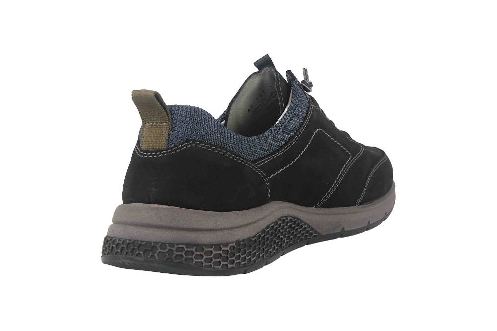 Fretz Men Denny Halbschuhe In Übergrößen Schwarz 8822.4991-51 Große Herrenschuhe