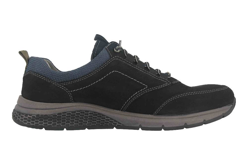 Fretz Men Denny Halbschuhe In Übergrößen Schwarz 8822.4991-51 Große Herrenschuhe