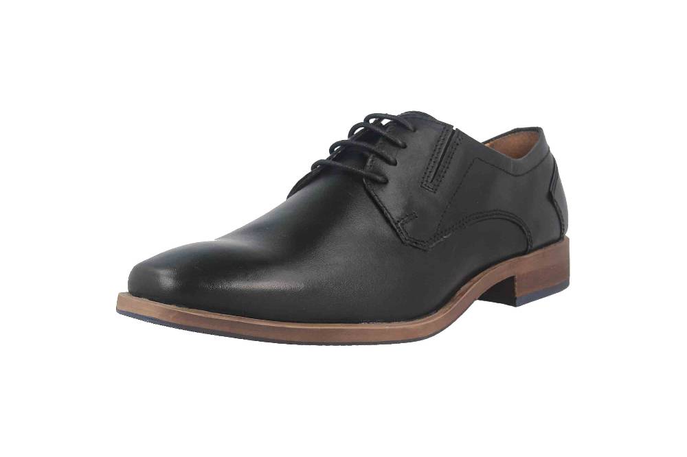 Fretz Men Dino Halbschuhe In Übergrößen Schwarz 1830.6413-51 Große Herrenschuhe