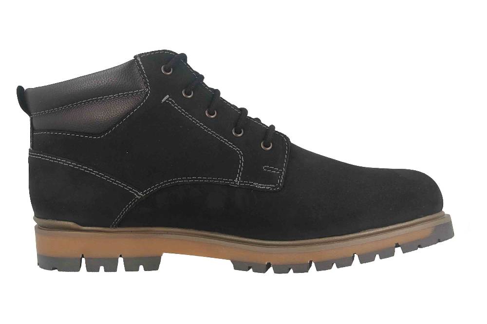 Fretz Men Fountain Boots In Übergrößen Schwarz 4040.0716-51 Große Herrenschuhe