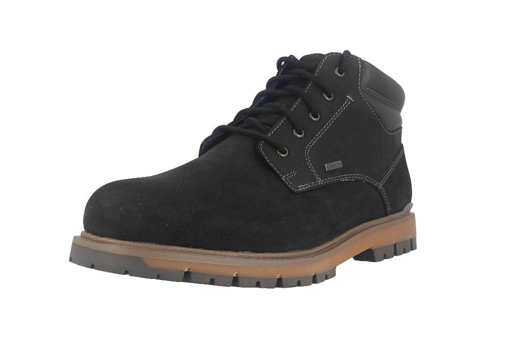 Fretz Men Fountain Boots In Übergrößen Schwarz 4040.0716-51 Große Herrenschuhe