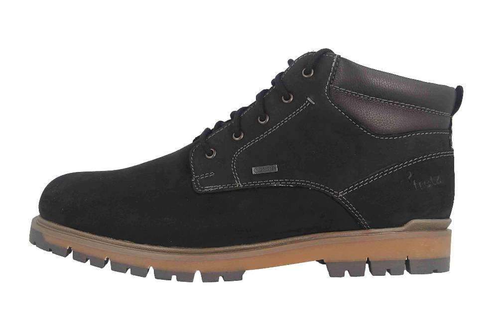 Fretz Men Fountain Boots in Übergrößen Schwarz 4040.0716-51 große Herrenschuhe