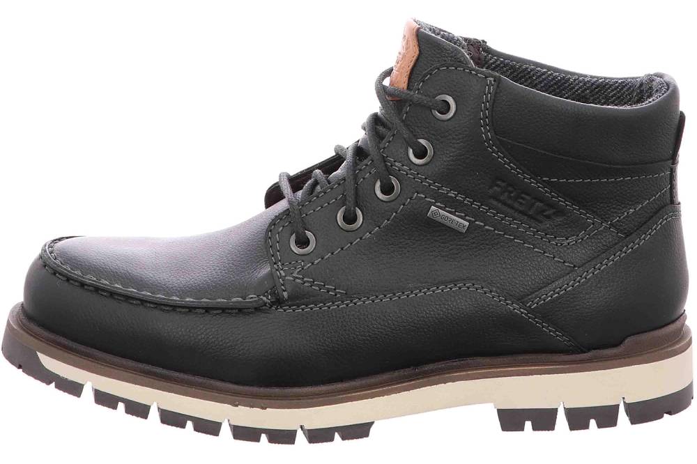 Fretz Men Fountain Stiefel in Übergrößen Schwarz 4032.0712-51 große Herrenschuhe